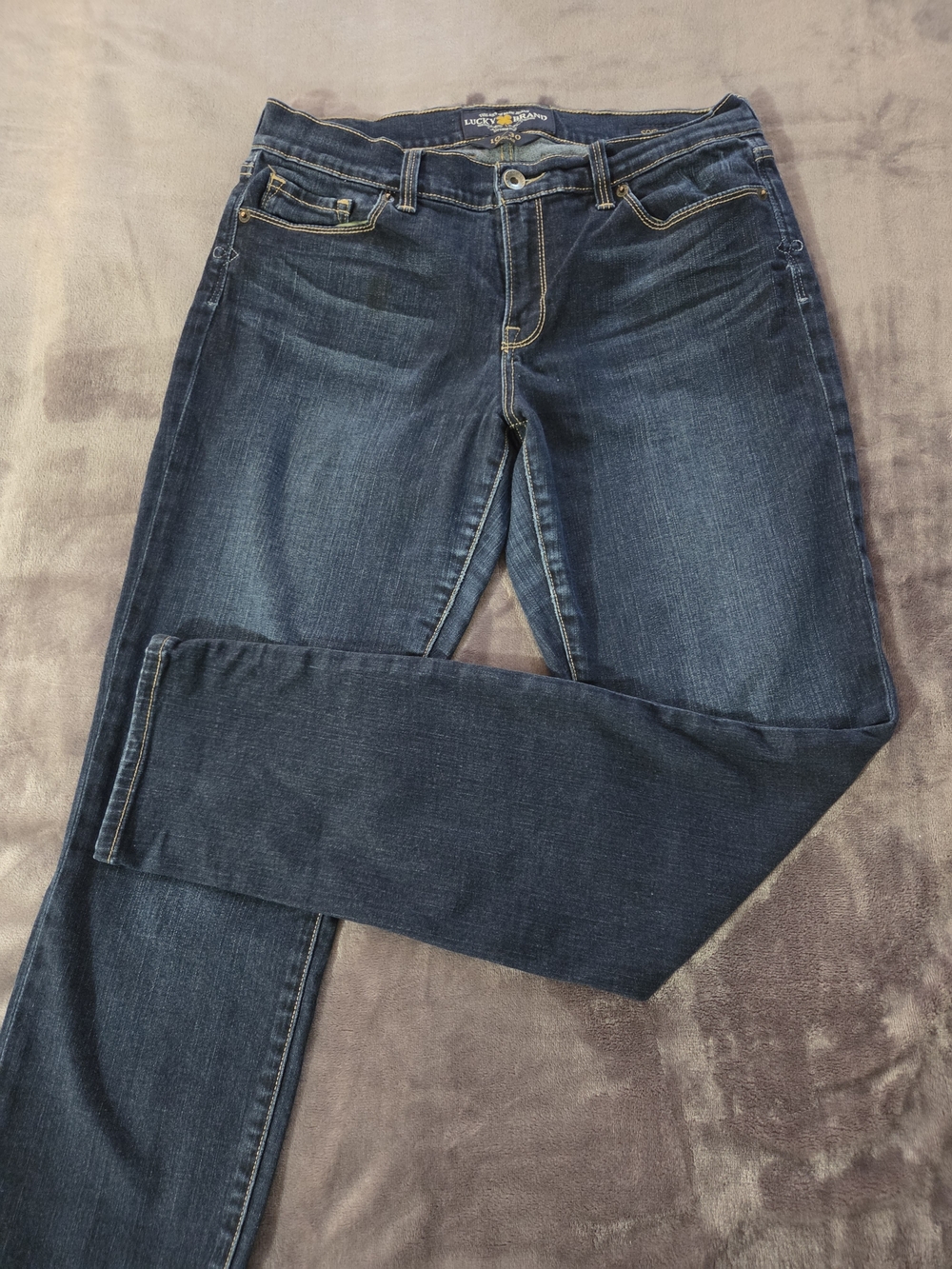 Lucky Brand Women's Dark Blue Skinny Jeans
